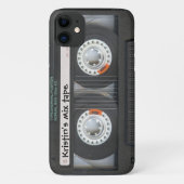 Maßgeschneidertes Cassette-Mix-Band Case-Mate iPhone Hülle (Rückseite)