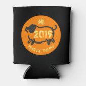 Maßgeschneidertes chinesisches Jahr des Pig-O-Krei Dosenkühler (Vorderseite)