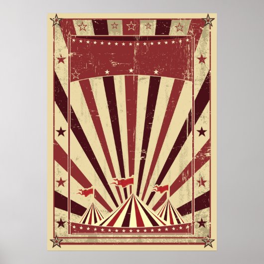 Maßgeschneidertes Circus Poster (Vorne)