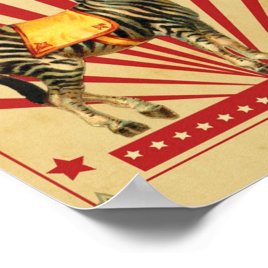 Maßgeschneidertes Circus Poster (Ecke)