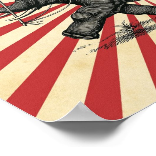 Maßgeschneidertes Circus Poster (Ecke)