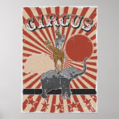 Maßgeschneidertes Circus Poster (Vorne)