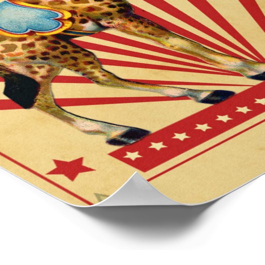 Maßgeschneidertes Circus Poster (Ecke)