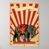 Maßgeschneidertes Circus Poster (Vorne)