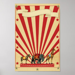Maßgeschneidertes Circus Poster