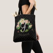 Maßgeschneidertes Daisiath Wreath Monogram Elegant Tasche (Von Nahem)
