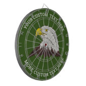 Maßgeschneidertes Dartboard mit amerikanischem Adl Dartscheibe (Vorderseite Links)