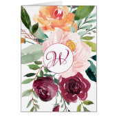 Maßgeschneidertes Design für florale Monogramme (Vorne)