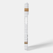 Maßgeschneidertes Design Netzball schwarz-weiß Case-Mate iPhone Hülle (Rückseite / Rechts)