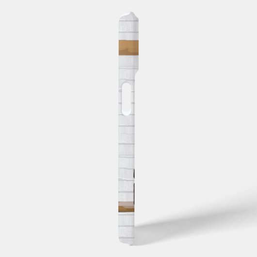 Maßgeschneidertes Design Netzball schwarz-weiß Case-Mate iPhone Hülle (Rückseite / Rechts)