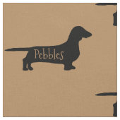 Maßgeschneidertes Dog-Gewebe für Dackeln Stoff (Nahaufnahme)