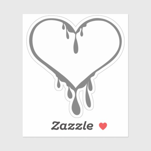 Maßgeschneidertes Driving Heart Aufkleber (Blatt)