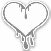 Maßgeschneidertes Driving Heart Aufkleber (Vorderseite)