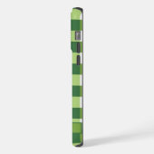 Maßgeschneidertes dunkeloliberes Weiß iPhone Hülle (Linke Seite)