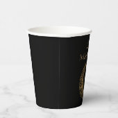 Maßgeschneidertes Eid Mubarak mit dekoriertem Halb Pappbecher (Rechts)