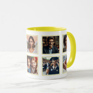 Maßgeschneidertes, elegantes Zehn-Foto Collage Gel Tasse