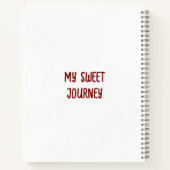 Maßgeschneidertes Erdbeeren Cheesecake Deluxe Note Notizblock (Rückseite)