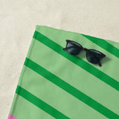Maßgeschneidertes erstes Strandtuch (Beispiel)
