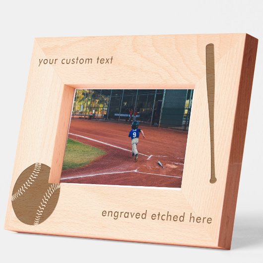 Maßgeschneidertes Etched American Baseball Bat Geätzte Rahmen