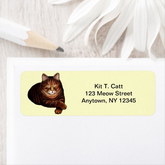 Maßgeschneidertes Etikett für die braune Tablette (Insitu)