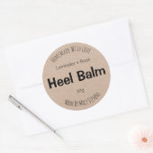 Maßgeschneidertes Etikett für Kreidehalterung Runder Aufkleber (Umschlag)