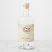 Maßgeschneidertes Etikett für Mandelextrakte (Vorderseite)