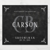 Maßgeschneidertes Etikett für Whiskey-Flaschen (Einzelnes Label)