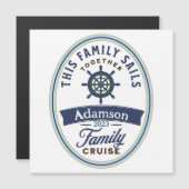 Maßgeschneidertes Family Cruise Magnet (Vorne/Hinten)