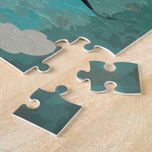 Maßgeschneidertes Fantasy-Herz Puzzle (Seite)