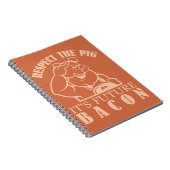 Maßgeschneidertes Farbnotizheft PIG TO BACON Notizblock (Rechte Seite)