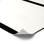 Maßgeschneidertes Farbtop-Poster im Monat Poster (Ecke)