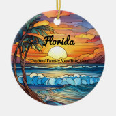 Maßgeschneidertes Florida-Imitat Keramik Ornament (Vorne)