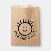 Maßgeschneidertes Foto 50 x KRAFT FAVOR BAGS Blank Geschenktütchen (Vorderseite)