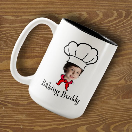 Maßgeschneidertes Foto aus Little Baker oder Littl Zweifarbige Tasse