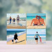 Maßgeschneidertes Foto Collage Akryllisches Zeiche Acrylschild (Neutral)