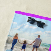 Maßgeschneidertes Foto Collage Beach Handtuch Ihre (Beispiel)