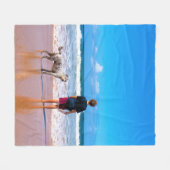 Maßgeschneidertes Foto Fleece Blanken mit eigenem  (Vorderseite (Horizontal))