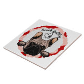 Maßgeschneidertes Foto für Bulldog Fliese (Seite)