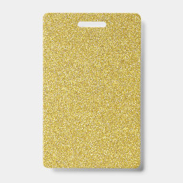 Maßgeschneidertes Foto für den Blank-Gold-Glitzer- Ausweis