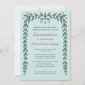 Maßgeschneidertes Foto für den Blumenrahmen von Qu Einladung (Vorderseite)