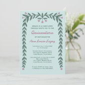 Maßgeschneidertes Foto für den Blumenrahmen von Qu Einladung (Stehend Vorderseite)