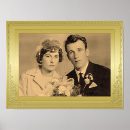 Maßgeschneidertes Foto für den Goldrahmen Poster