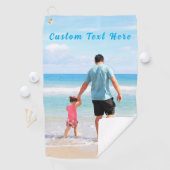 Maßgeschneidertes Foto Golf Handtuch Ihr Vater Fot (Insitu)