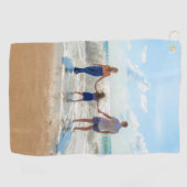 Maßgeschneidertes Foto Golf Handtuch mit Ihren Fot (Horizontal)