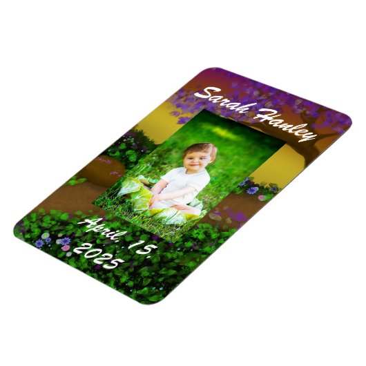 Maßgeschneidertes Foto Magnet, Zauberwald Magnet (Linke Seite)