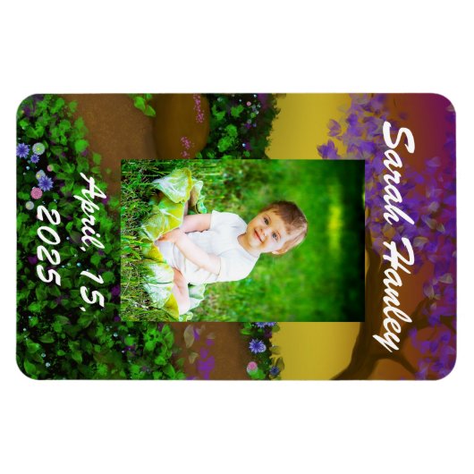 Maßgeschneidertes Foto Magnet, Zauberwald Magnet (Horizontal)