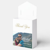 Maßgeschneidertes Foto Moderne Entspannte Hochzeit Geschenkschachtel (Geöffnet)