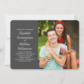 Maßgeschneidertes Foto + Moderne Hochzeit Einladung (Vorderseite)