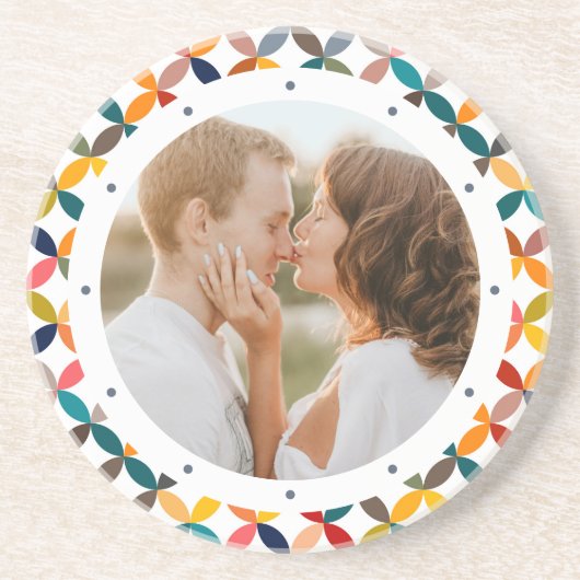 Maßgeschneidertes Foto Modernes, Personalisiertes Getränkeuntersetzer (Vorne)