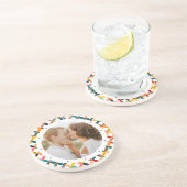 Maßgeschneidertes Foto Modernes, Personalisiertes Getränkeuntersetzer (Seite)